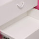 cupcake dressing table in barbie pink frosty white colour by rawat cupcake dressing table