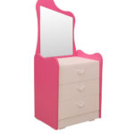 cupcake dressing table in barbie pink frosty white colour by rawat cupcake dressing table