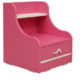 cupcake single bed with one side table in barbie pink frosty white colour by rawat cupcake single