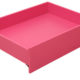 cupcake single bed with one side table in barbie pink frosty white colour by rawat cupcake single