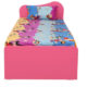 cupcake single bed with one side table in barbie pink frosty white colour by rawat cupcake single unr3ci