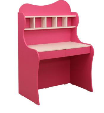 cupcake study table in barbie pink frosty white colour by rawat cupcake study table in barbie pink