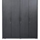 geneva four door wardrobe in black colour by rawat geneva four door wardrobe in black colour by rawat