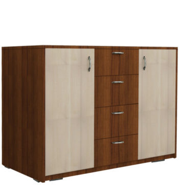 pack up cabinet unit in brown white colour by rawat pack up cabinet unit in brown white colour