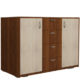 pack up cabinet unit in brown white colour by rawat pack up cabinet unit in brown white colour