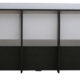 series 36 queen bed with one side table in frosty white colour by rawat series 36 queen bed