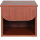 turin single bed with two side tables in brown colour by rawat turin single bed with two side tables