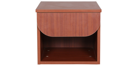 turin single bed with two side tables in brown colour by rawat turin single bed with two side tables