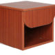 turin single bed with two side tables in brown colour by rawat turin single bed with two side tables