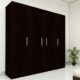 four door wardrobe euro wenge finish in mdf by primorati four door wardrobe