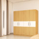 four-door-wardrobe-in-asian-maple-finish-in-marine-ply-by-primorati four door wardrobe