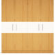 four door wardrobe in asian maple finish in marine ply by primorati four door wardrobe