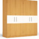 four door wardrobe in asian maple finish in marine ply by primorati four door wardrobe