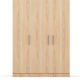 three door wardrobe in swiss elm finish in mdf by primorati three door wardrobe