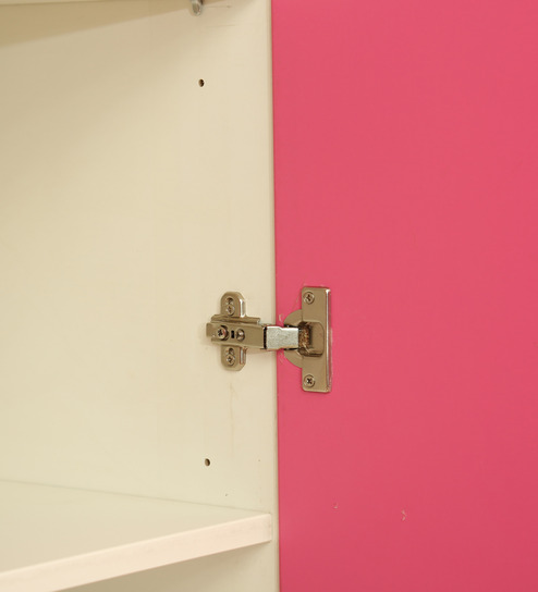 upcake three door wardrobe in barbie pink frosty white colour by rawat cupcake three door wardrob