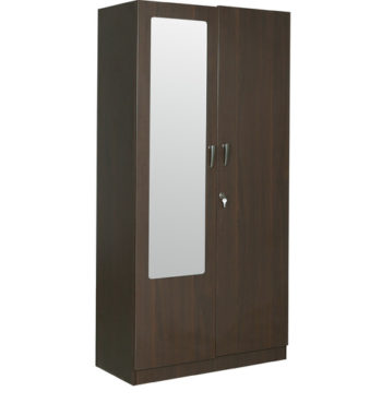 rawat lucerne two door wardrobe in brown colour by rawat lucerne two door wardrobe